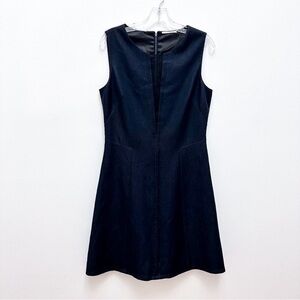 T Tahari Navy A Line Sleeveless Dress